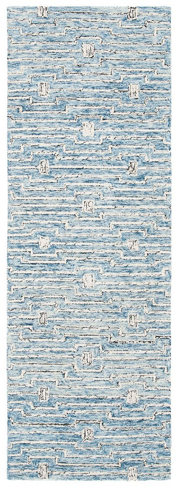 Safavieh Micro-Loop 178 Hand Tufted 80% Wool and 20% Cotton Solid & Tonal Rug MLP178M-8