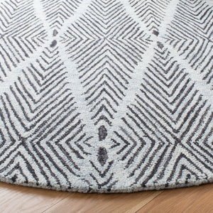 Safavieh Micro-Loop 179 Hand Tufted 80% Wool and 20% Cotton Contemporary Rug MLP179M-8