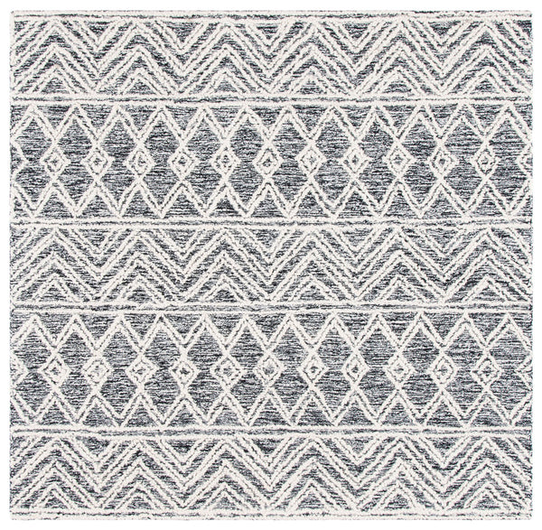 Safavieh Micro-Loop 203 Hand Tufted Wool and Cotton Bohemian Rug MLP203A-3
