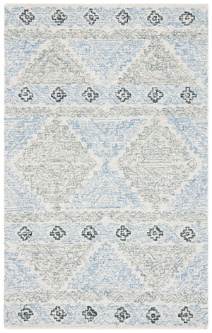 Safavieh Micro-Loop 206 Hand Tufted Wool and Cotton Bohemian Rug MLP206A-3