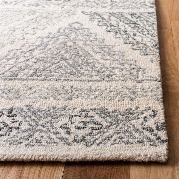 Safavieh Micro-Loop 206 Hand Tufted Wool and Cotton Bohemian Rug MLP206A-3