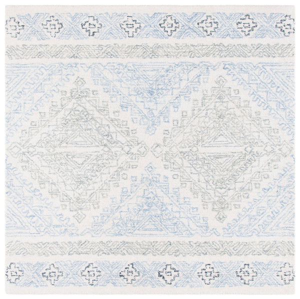 Safavieh Micro-Loop 206 Hand Tufted Wool and Cotton Bohemian Rug MLP206A-3