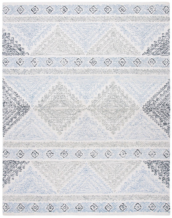 Safavieh Micro-Loop 206 Hand Tufted Wool and Cotton Bohemian Rug MLP206A-3