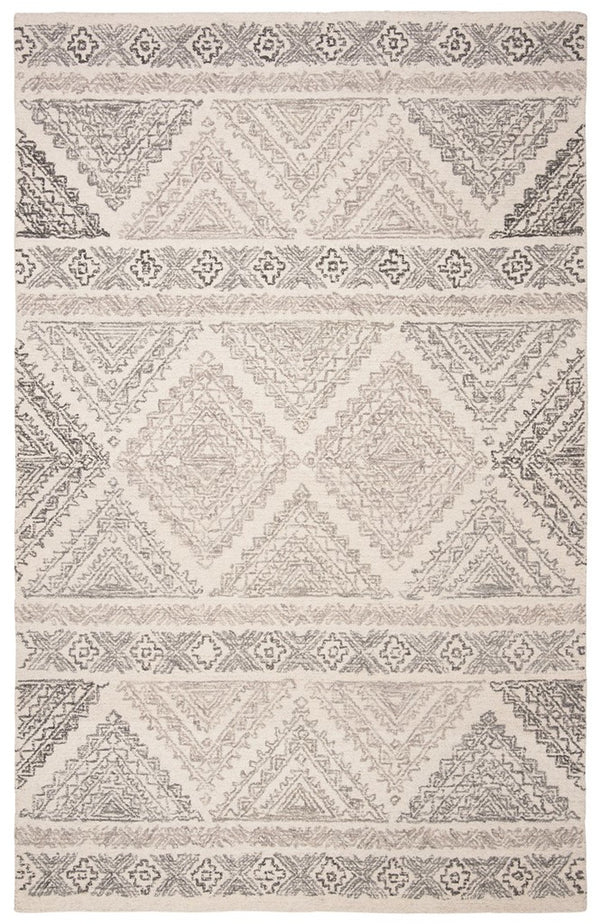 Safavieh Micro-Loop 206 Hand Tufted Wool and Cotton Bohemian Rug MLP206B-3