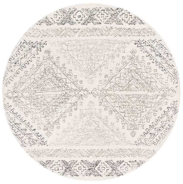 Safavieh Micro-Loop 206 Hand Tufted Wool and Cotton Bohemian Rug MLP206B-3