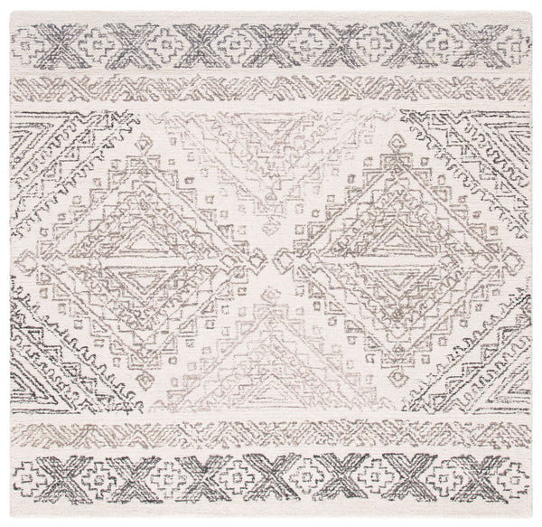 Safavieh Micro-Loop 206 Hand Tufted Wool and Cotton Bohemian Rug MLP206B-3