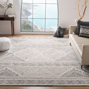 Safavieh Micro-Loop 206 Hand Tufted Wool and Cotton Bohemian Rug MLP206B-3