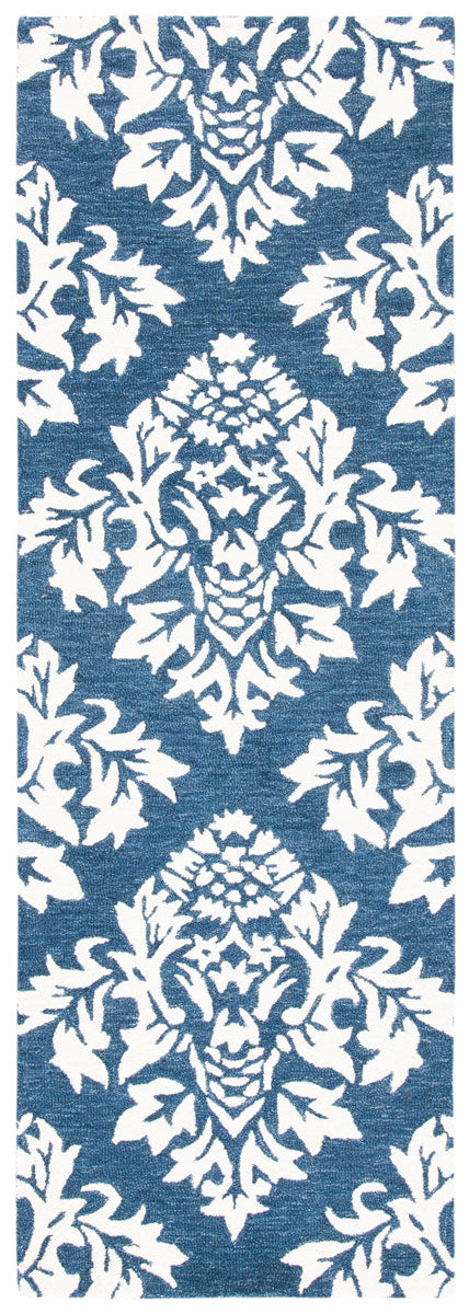 Safavieh Micro-Loop 221 Hand Tufted Wool and Cotton with Latex Transitional Rug MLP221M-27