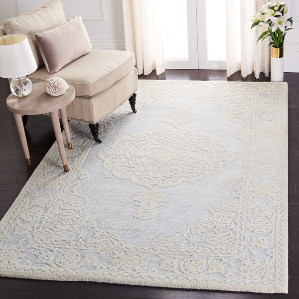 Safavieh Micro-Loop 275 Hand Tufted Pile Content: 100% Wool | Overcall Content: 80% Wool 20% Cotton Rug MLP275A-8