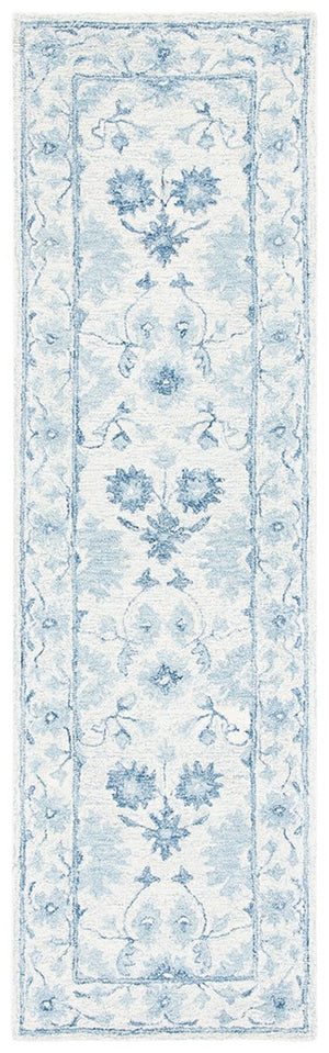 Safavieh Micro-Loop 276 Hand Tufted 80% Wool and 20% Cotton Country & Floral Rug MLP276M-8
