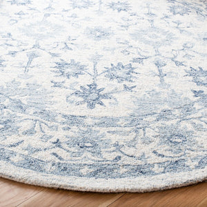 Safavieh Micro-Loop 276 Hand Tufted 80% Wool and 20% Cotton Country & Floral Rug MLP276M-8