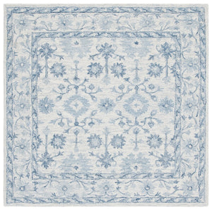 Safavieh Micro-Loop 276 Hand Tufted 80% Wool and 20% Cotton Country & Floral Rug MLP276M-8