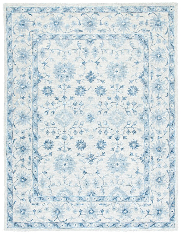 Safavieh Micro-Loop 276 Hand Tufted 80% Wool and 20% Cotton Country & Floral Rug MLP276M-8
