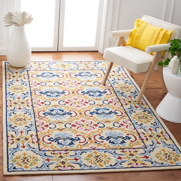 Safavieh Micro-Loop 380 Hand Tufted 80% Wool and 20% Cotton Contemporary Rug MLP380B-8