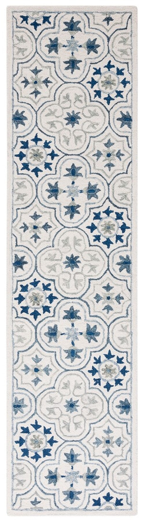 Safavieh Micro-Loop 381 Hand Tufted 80% Wool and 20% Cotton Rug MLP381W-8
