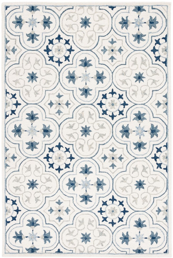 Safavieh Micro-Loop 381 Hand Tufted 80% Wool and 20% Cotton Rug MLP381W-8