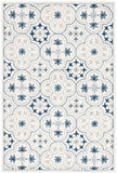 Safavieh Micro-Loop 381 Hand Tufted 80% Wool and 20% Cotton Rug MLP381W-8