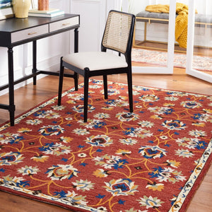 Safavieh Micro-Loop 383 Hand Tufted 80% Wool and 20% Cotton Rug MLP383P-8