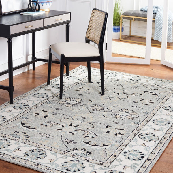 Safavieh Micro-Loop 384 Hand Tufted 80% Wool and 20% Cotton Rug MLP384F-8