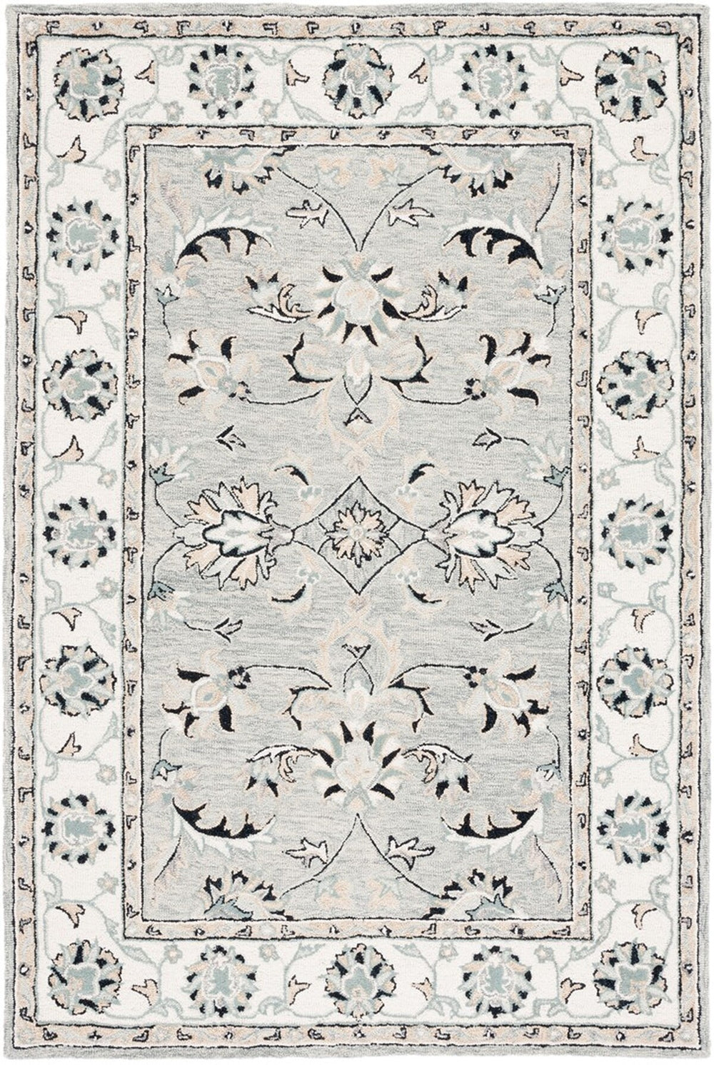 Safavieh Micro-Loop 384 Hand Tufted 80% Wool and 20% Cotton Rug MLP384F-8