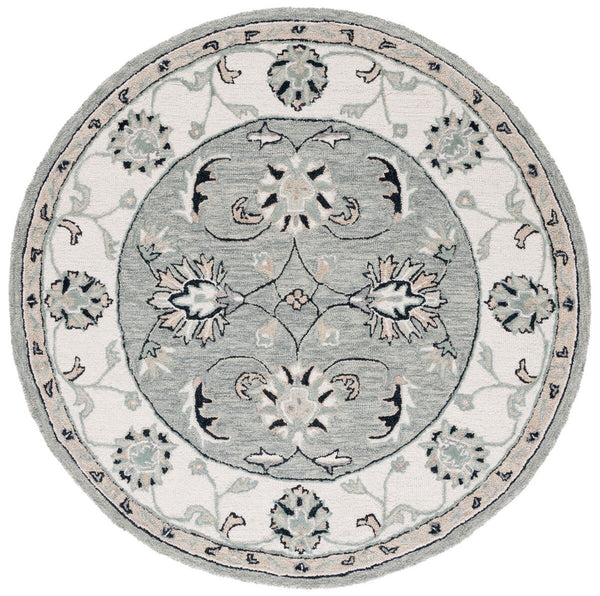 Safavieh Micro-Loop 384 Hand Tufted 80% Wool and 20% Cotton Rug MLP384F-8