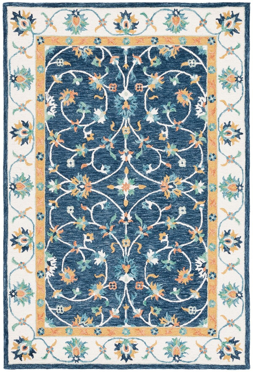 Safavieh Micro-Loop 385 Hand Tufted 80% Wool and 20% Cotton Rug MLP385M-8