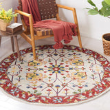 Safavieh Micro-Loop 386 Hand Tufted 80% Wool and 20% Cotton Rug MLP386B-8