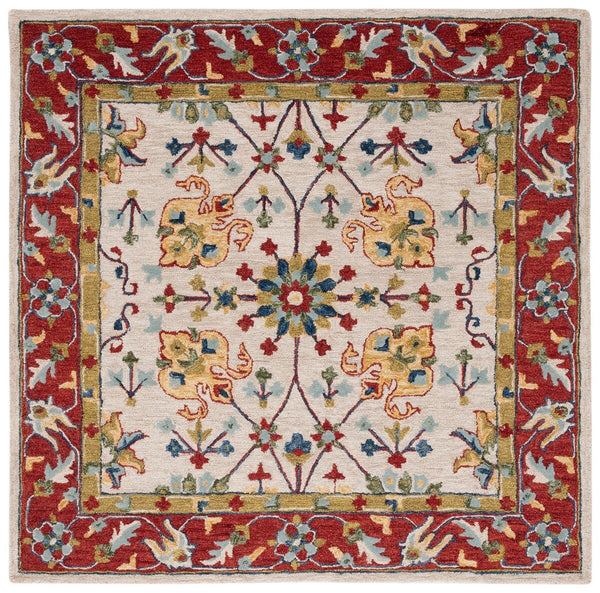 Safavieh Micro-Loop 386 Hand Tufted 80% Wool and 20% Cotton Rug MLP386B-8