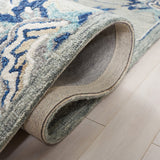 Safavieh Micro-Loop 387 Hand Tufted 80% Wool and 20% Cotton Rug MLP387F-8