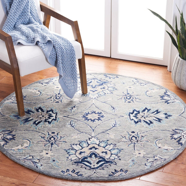 Safavieh Micro-Loop 387 Hand Tufted 80% Wool and 20% Cotton Rug MLP387F-8