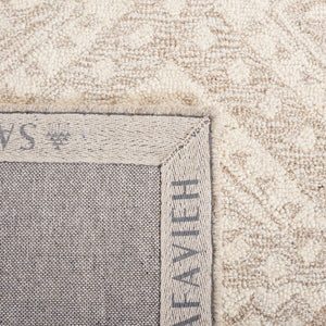 Safavieh Micro-Loop 501 Hand Tufted Wool and Cotton with Latex Contemporary Rug MLP501B-9