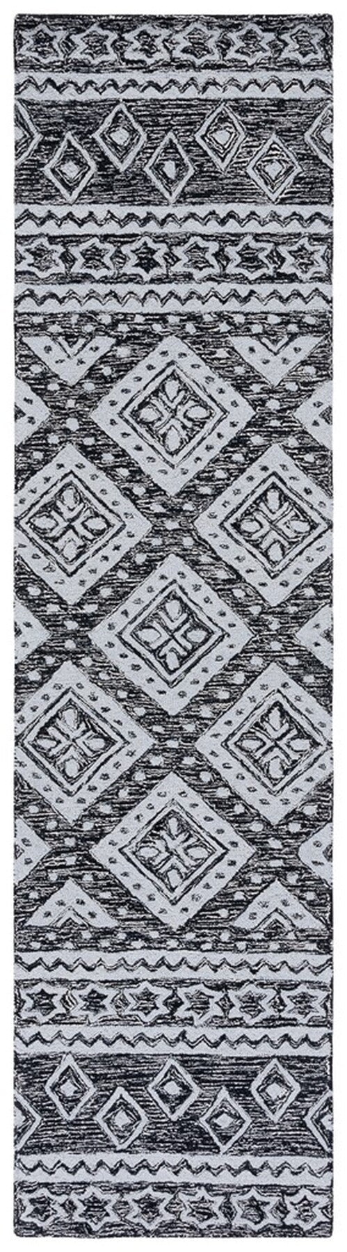 Safavieh Micro-Loop 501 Hand Tufted 100% Wool Pile Rug MLP501H-8