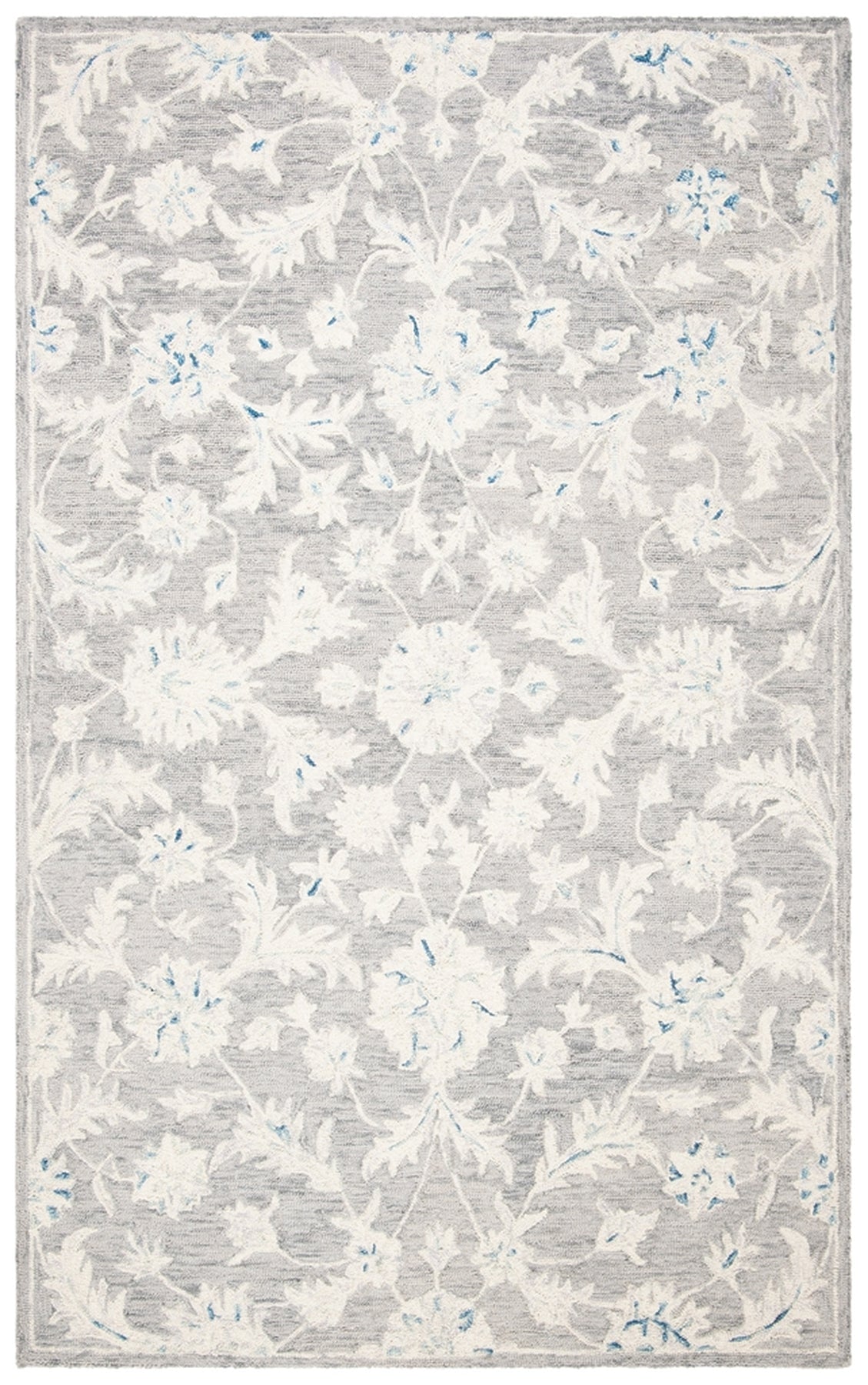 Microtex Rug Micro Hand Tufted Wool Rug - Elegant Rectangle Design with Luxurious L