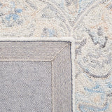 Micro-Loop 516  Hand Tufted Wool Rug Ivory / Blue