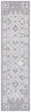 Micro-Loop 517  Hand Tufted Cotton Rug Ivory / Grey