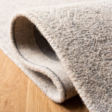 Micro-Loop 527  Hand Tufted 100% Wool Pile Rug Silver / Grey