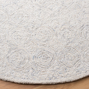 Micro-Loop 527  Hand Tufted 100% Wool Pile Rug Silver / Grey