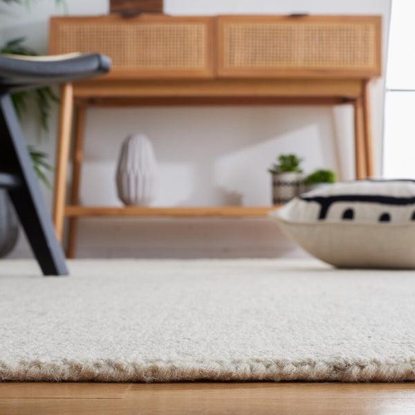 Safavieh Micro-Loop 537 Hand Tufted Wool and Cotton with Latex Contemporary Rug MLP537F-9