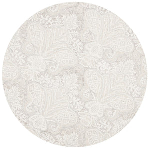 Micro-Loop 539 Contemporary Hand Tufted 100% Wool Pile Rug Beige