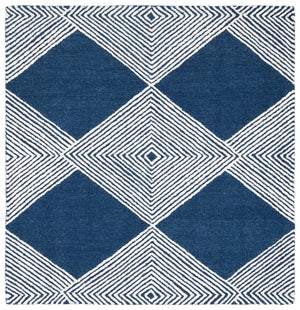 Safavieh Micro-Loop 618 Hand Tufted Wool and Cotton Contemporary Rug MLP618N-9