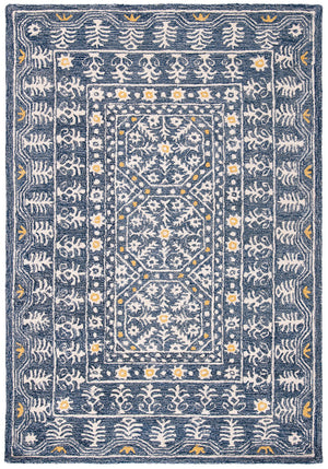 Safavieh Micro-Loop 619 Hand Tufted Wool and Cotton with Latex Contemporary Rug MLP619M-4