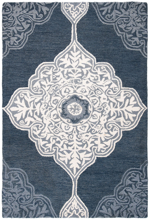 Safavieh Micro-Loop 620 Hand Tufted Wool Bohemian Rug MLP620F-4