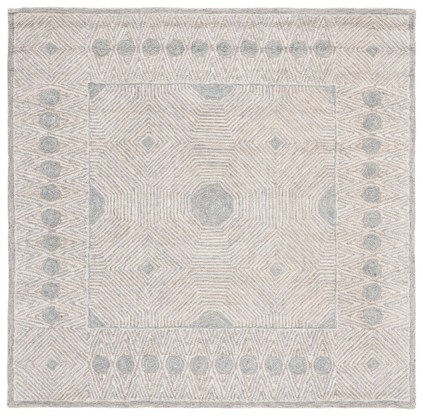 Safavieh Micro-Loop 631 Hand Tufted Wool and Cotton with Latex Contemporary Rug MLP631G-8