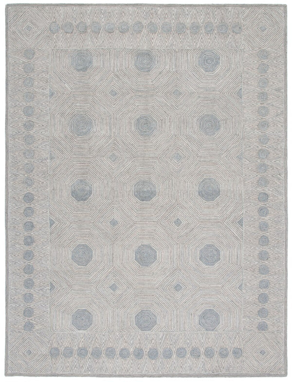 Safavieh Micro-Loop 631 Hand Tufted Wool and Cotton with Latex Contemporary Rug MLP631G-8