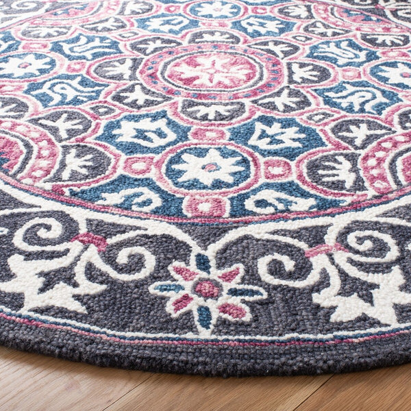 Safavieh Micro-Loop 632 Hand Tufted Wool and Cotton with Latex Contemporary Rug MLP632A-8