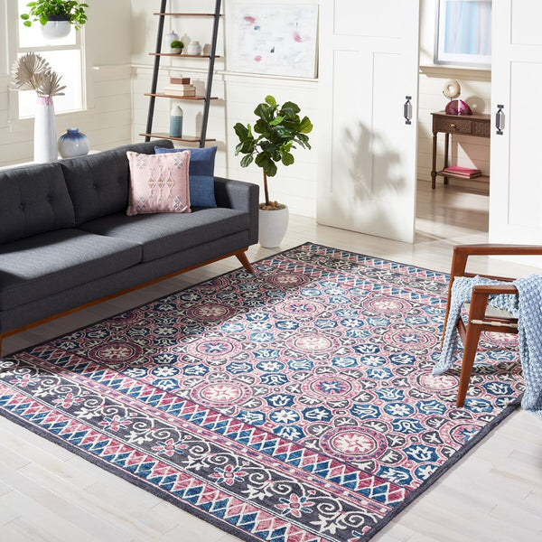 Safavieh Micro-Loop 632 Hand Tufted Wool and Cotton with Latex Contemporary Rug MLP632A-8
