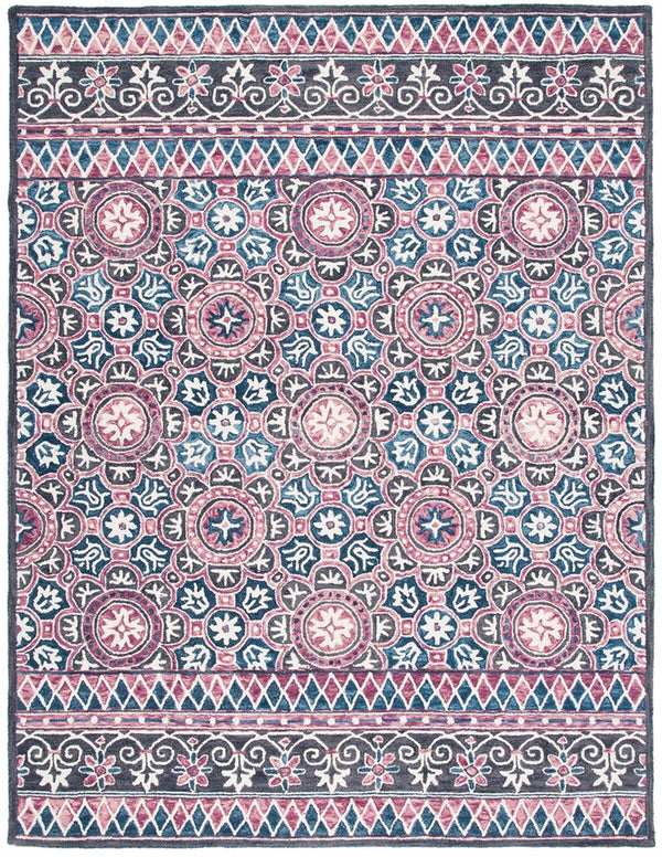Safavieh Micro-Loop 632 Hand Tufted Wool and Cotton with Latex Contemporary Rug MLP632A-8