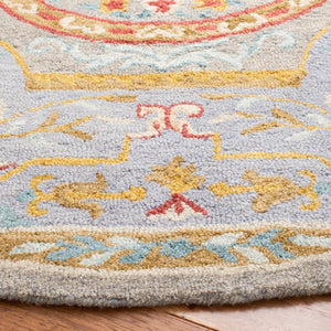 Safavieh Micro-Loop 634 Hand Tufted Wool and Cotton with Latex Contemporary Rug MLP634Y-8