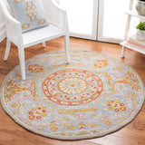 Safavieh Micro-Loop 634 Hand Tufted Wool and Cotton with Latex Contemporary Rug MLP634Y-8