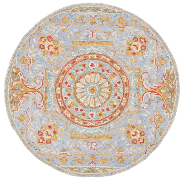 Safavieh Micro-Loop 634 Hand Tufted Wool and Cotton with Latex Contemporary Rug MLP634Y-8